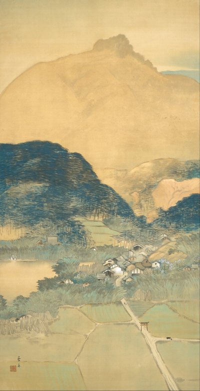 Lueur du soir - Kawamura Manshu